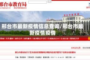 邢台市最新疫情信息查询/邢台市最新疫情疫情