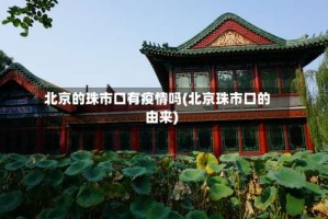 北京的珠市口有疫情吗(北京珠市口的由来)